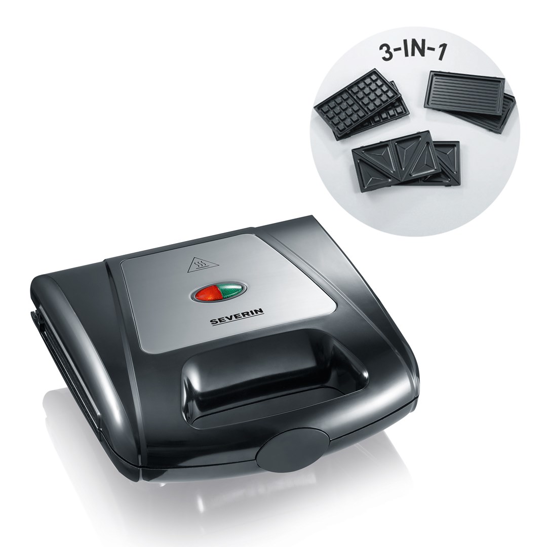 Severin 2968 2 waffle(s) 1000 W Black, Chrome Severin 2968 2 waffle(s) 1000 W Black, Chrome