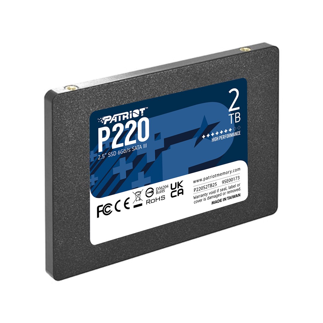 Patriot Memory P220 2TB 2.5" Serial ATA III Patriot Memory P220 2TB 2.5" Serial ATA III