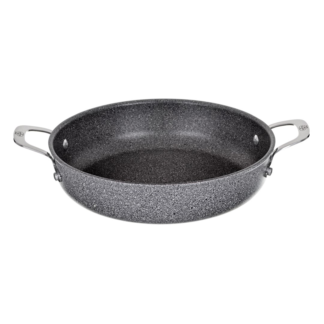 Induction deep frying pan with 2 handles BALLARINI Salina Granitium 24 cm 75002-811-0 Induction deep frying pan with 2 handles BALLARINI Salina Granitium 24 cm 75002-811-0