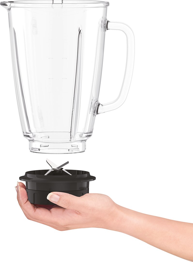 Tefal BlendForce II BL4388 blender 1.25 L Tabletop blender 800 W Black, Brushed steel Tefal BlendForce II BL4388 blender 1.25 L Tabletop blender 800 W Black, Brushed steel