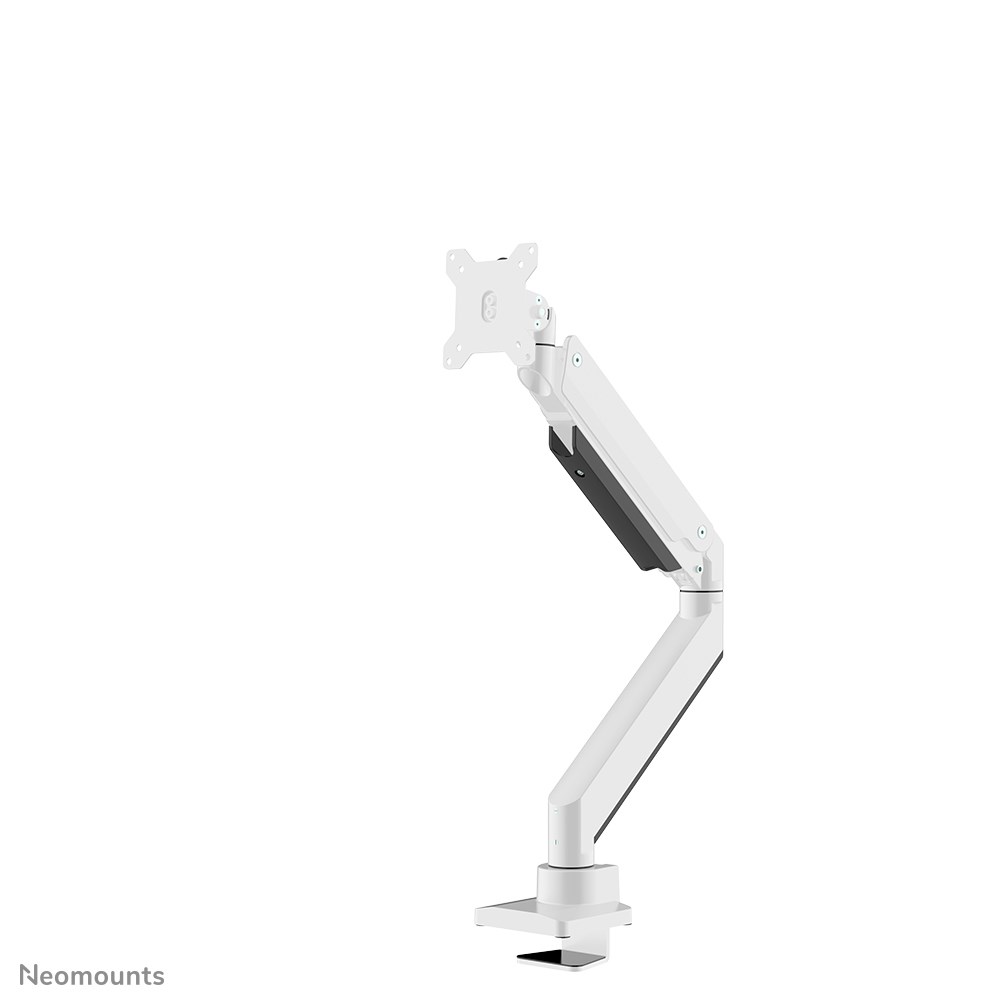 Neomounts NM-D775WHITEPLUS Monitor arm 10-49" - gas spring - Topfix - 180°-stop Neomounts NM-D775WHITEPLUS Monitor arm 10-49" - gas spring - Topfix - 180°-stop