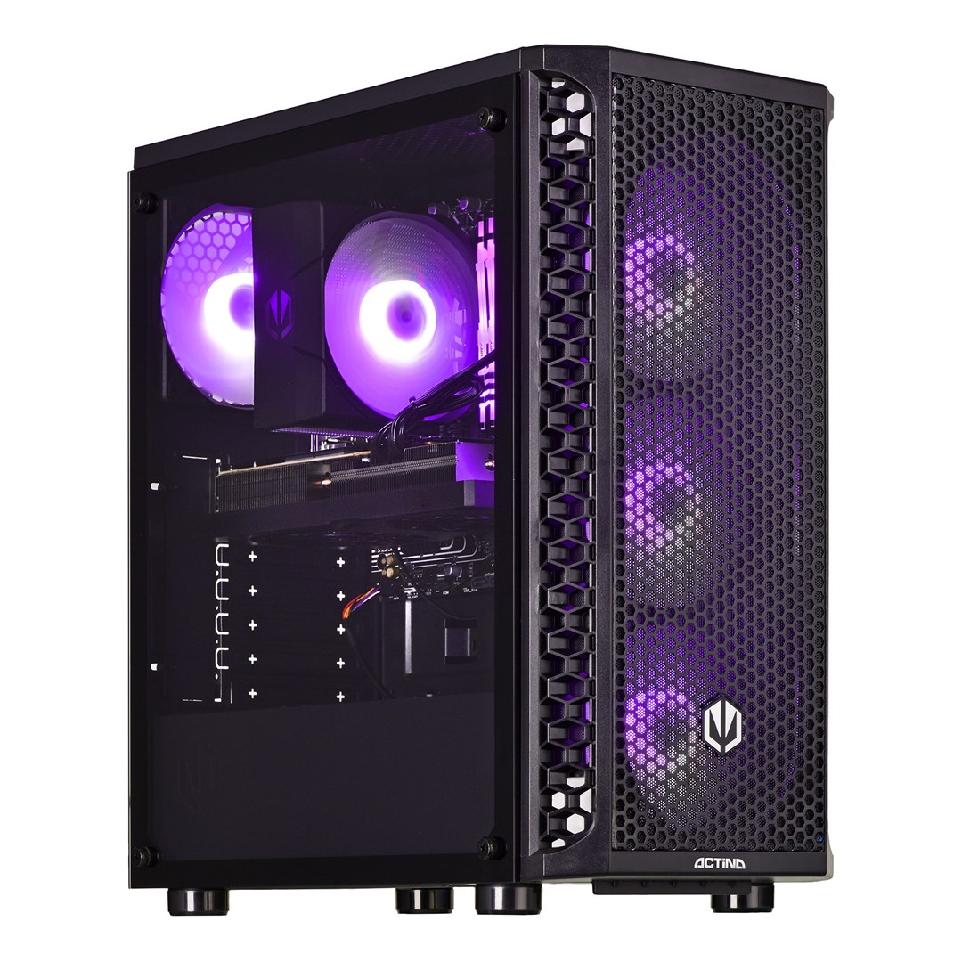 Actina 5901443403326 PC AMD Ryzen™ 5 9600X 32 GB DDR5-SDRAM 1 TB SSD AMD Radeon RX 7700 XT Midi Tower Black Actina 5901443403326 PC AMD Ryzen™ 5 9600X 32 GB DDR5-SDRAM 1 TB SSD AMD Radeon RX 7700 XT Midi Tower Black