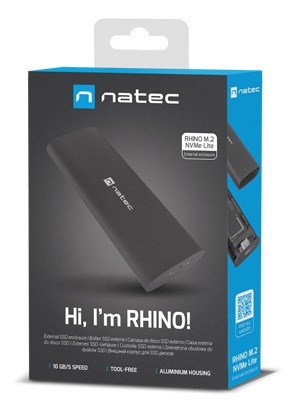 NATEC NKZ-2286 storage drive enclosure SSD enclosure Black M.2 NATEC NKZ-2286 storage drive enclosure SSD enclosure Black M.2