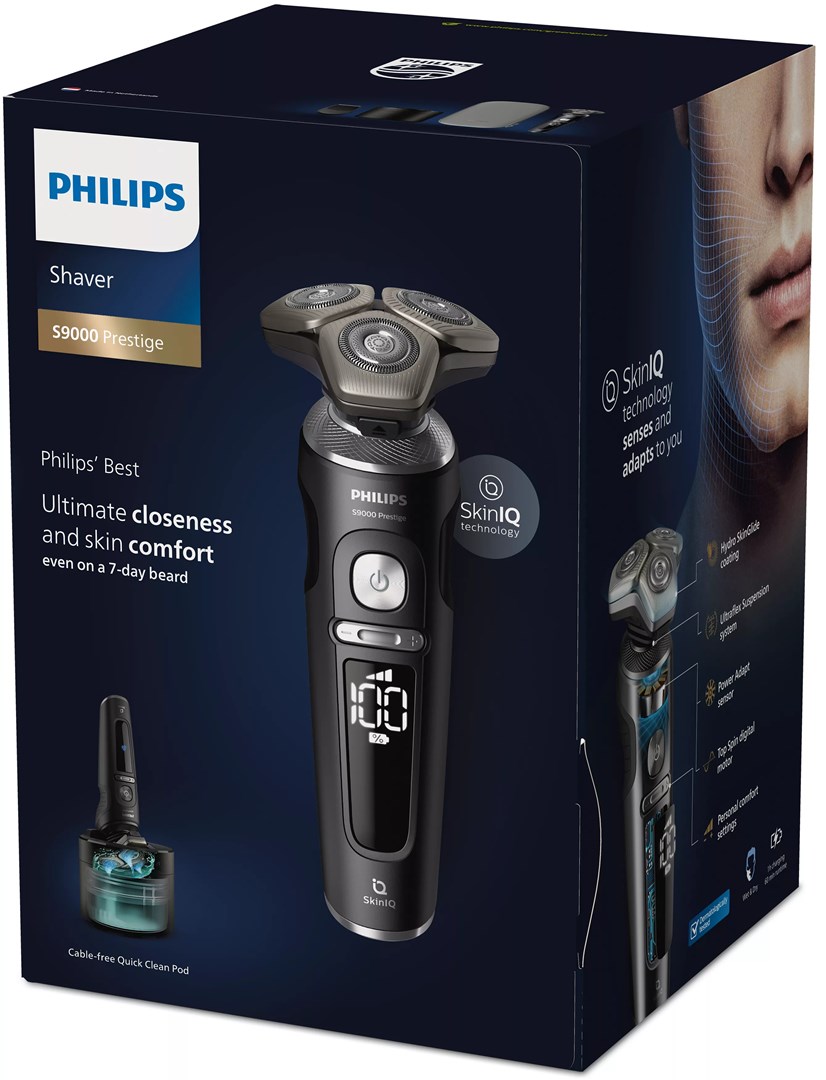Philips Shaver S9000 Prestige SP9840/32 Wet & Dry Electric shaver with SkinIQ Philips Shaver S9000 Prestige SP9840/32 Wet & Dry Electric shaver with SkinIQ