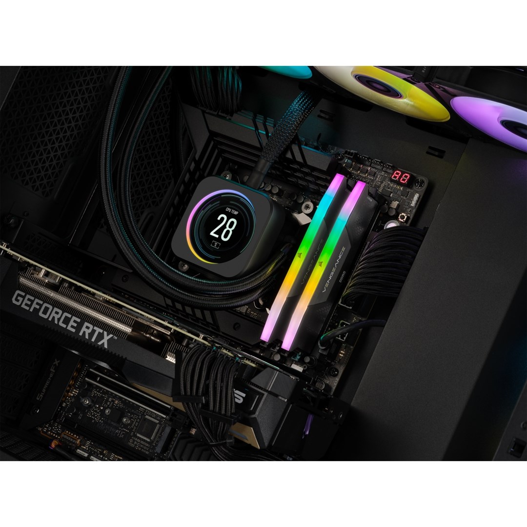 Corsair Vengeance RGB memory module 32 GB 2 x 16 GB DDR5 Corsair Vengeance RGB memory module 32 GB 2 x 16 GB DDR5