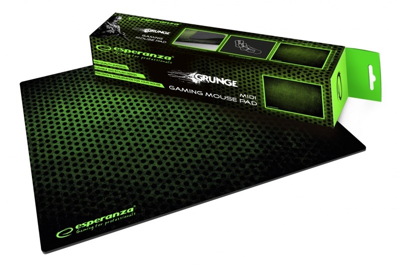 Esperanza EGP102G mouse pad Gaming mouse pad Black, Green Esperanza EGP102G mouse pad Gaming mouse pad Black, Green