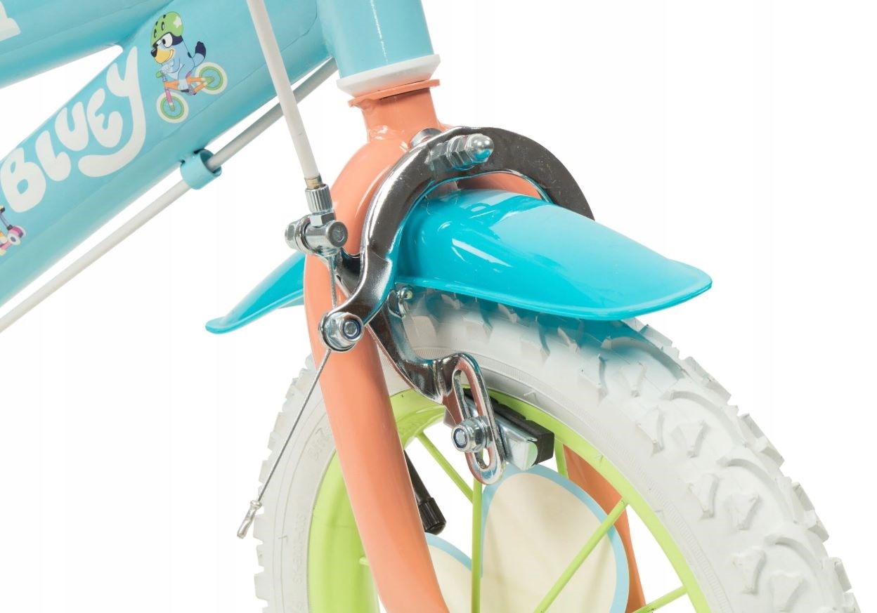 TOIMSA children's bicycle Bluey 12” Blue and lime blue TOIMSA children's bicycle Bluey 12” Blue and lime blue
