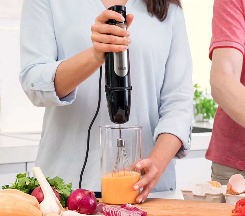 Braun MQ 7035X 0.6 L Immersion blender 1000 W Black, Satin steel Braun MQ 7035X 0.6 L Immersion blender 1000 W Black, Satin steel
