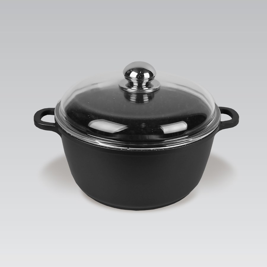 Maestro MR-4616C Pot with lid 16 cm 1 l Black Maestro MR-4616C Pot with lid 16 cm 1 l Black