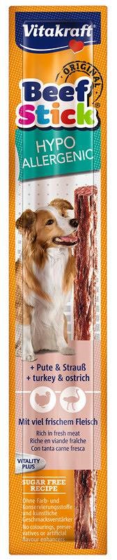 VITAKRAFT Beef Stick Hypoallergenic turkey with ostrich - dog treat - 12 g VITAKRAFT Beef Stick Hypoallergenic turkey with ostrich - dog treat - 12 g
