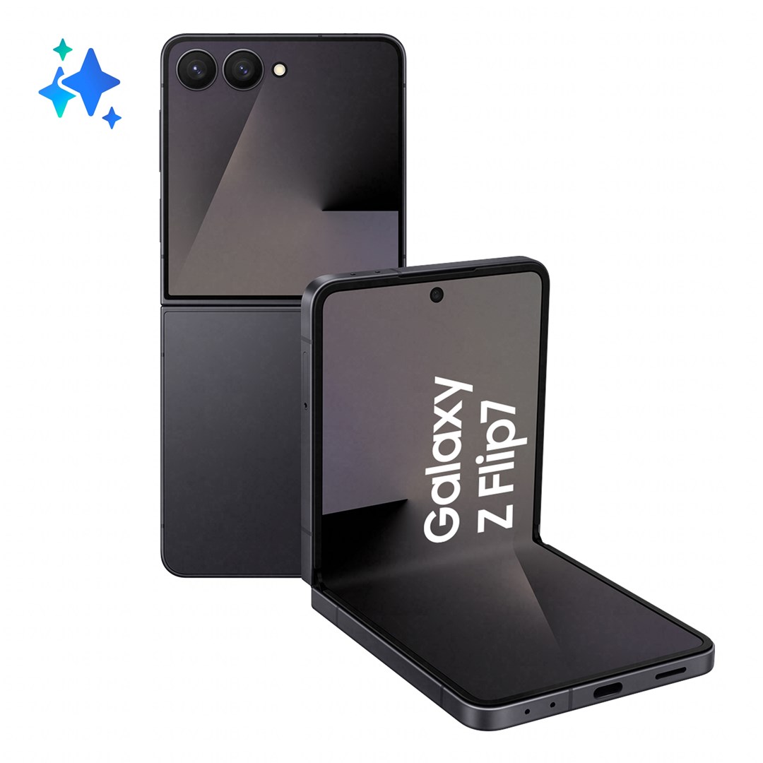 Samsung Galaxy Z Flip7 17.3 cm (6.8") 5G 12 GB 256 GB 4300 mAh Black Samsung Galaxy Z Flip7 17.3 cm (6.8") 5G 12 GB 256 GB 4300 mAh Black