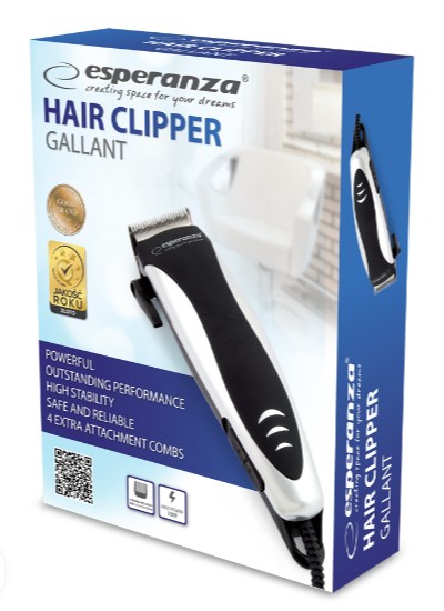 Esperanza EBC005 hair trimmers/clipper Black, White Esperanza EBC005 hair trimmers/clipper Black, White
