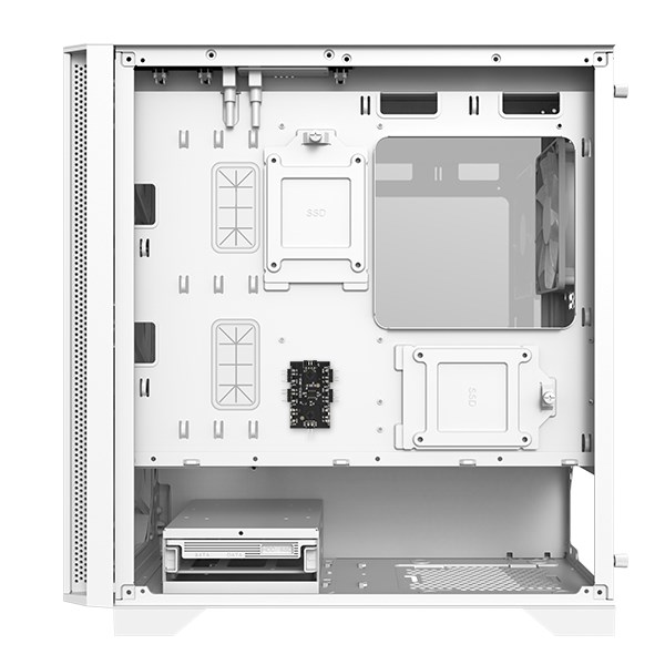 Montech AIR 100 ARGB, Micro-ATX, Tempered Glass - white Montech AIR 100 ARGB, Micro-ATX, Tempered Glass - white