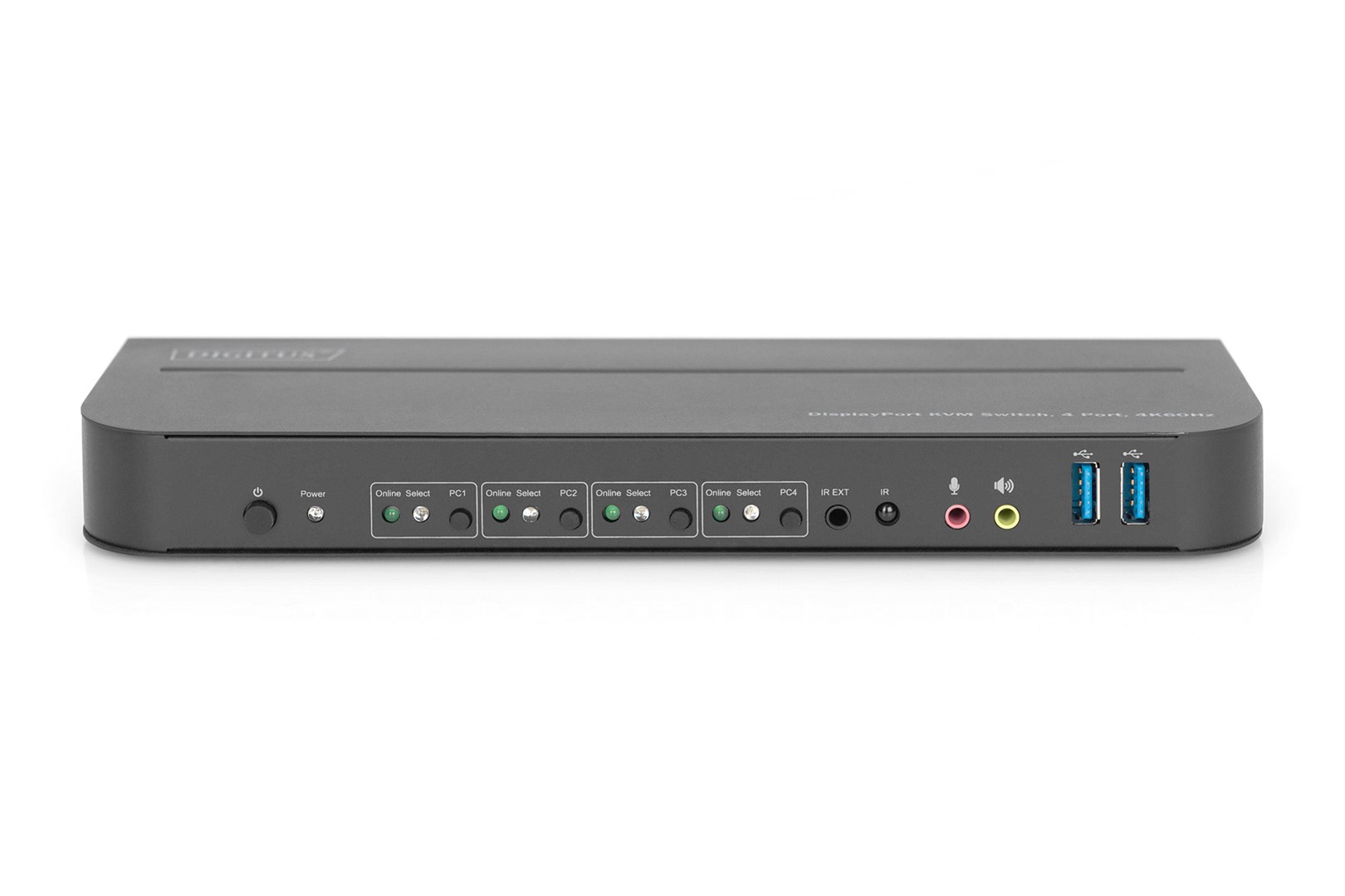 Digitus KVM Switch, 4-Port, 4K60Hz, 4 x DP in, 1 x DP/HDMI out Digitus KVM Switch, 4-Port, 4K60Hz, 4 x DP in, 1 x DP/HDMI out