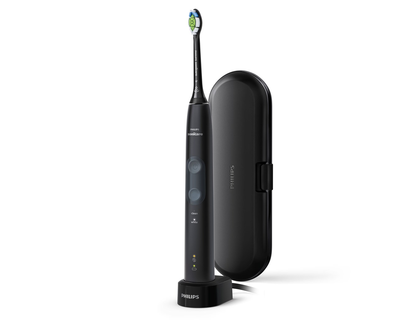 Philips 4500 series HX6830/53 electric toothbrush Adult Sonic toothbrush Black, Grey Philips 4500 series HX6830/53 electric toothbrush Adult Sonic toothbrush Black, Grey