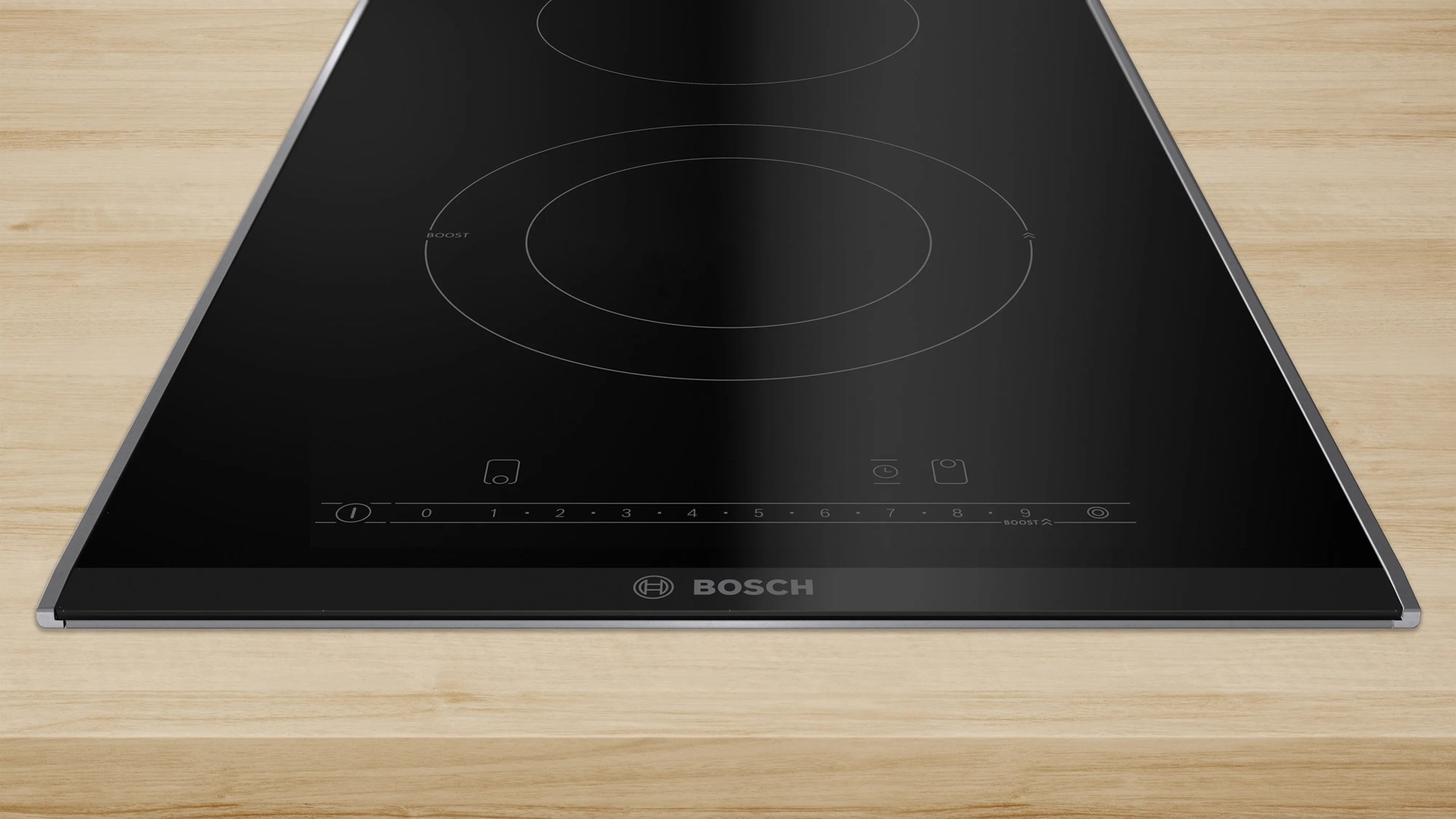 Bosch Serie 6 PKF375FP2E hob Black Built-in 30 cm Ceramic 2 zone(s) Bosch Serie 6 PKF375FP2E hob Black Built-in 30 cm Ceramic 2 zone(s)