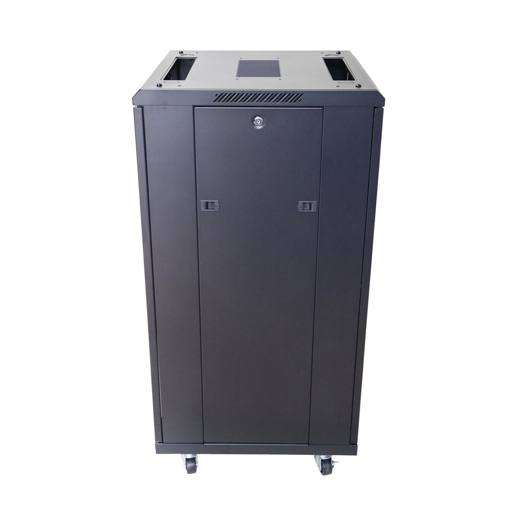 Extralink Rackmount cabinet 22U 600x600 Black standing Extralink Rackmount cabinet 22U 600x600 Black standing