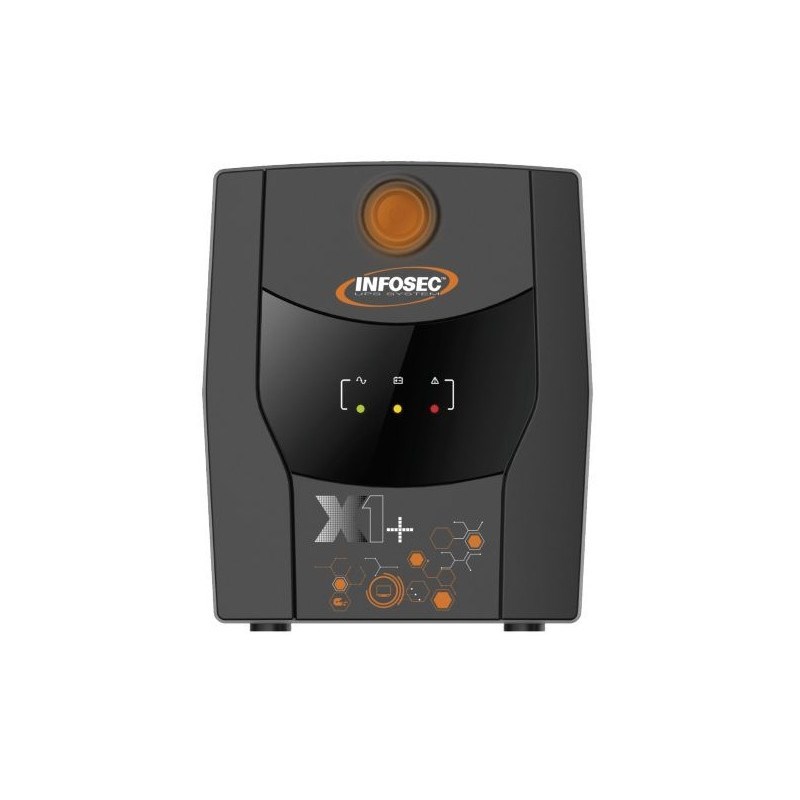 Infosec INF_661147 Backup Power Supply UPS X1+ 1300 IEC, 1300VA, 720W, 6× C13 Infosec INF_661147 Backup Power Supply UPS X1+ 1300 IEC, 1300VA, 720W, 6× C13