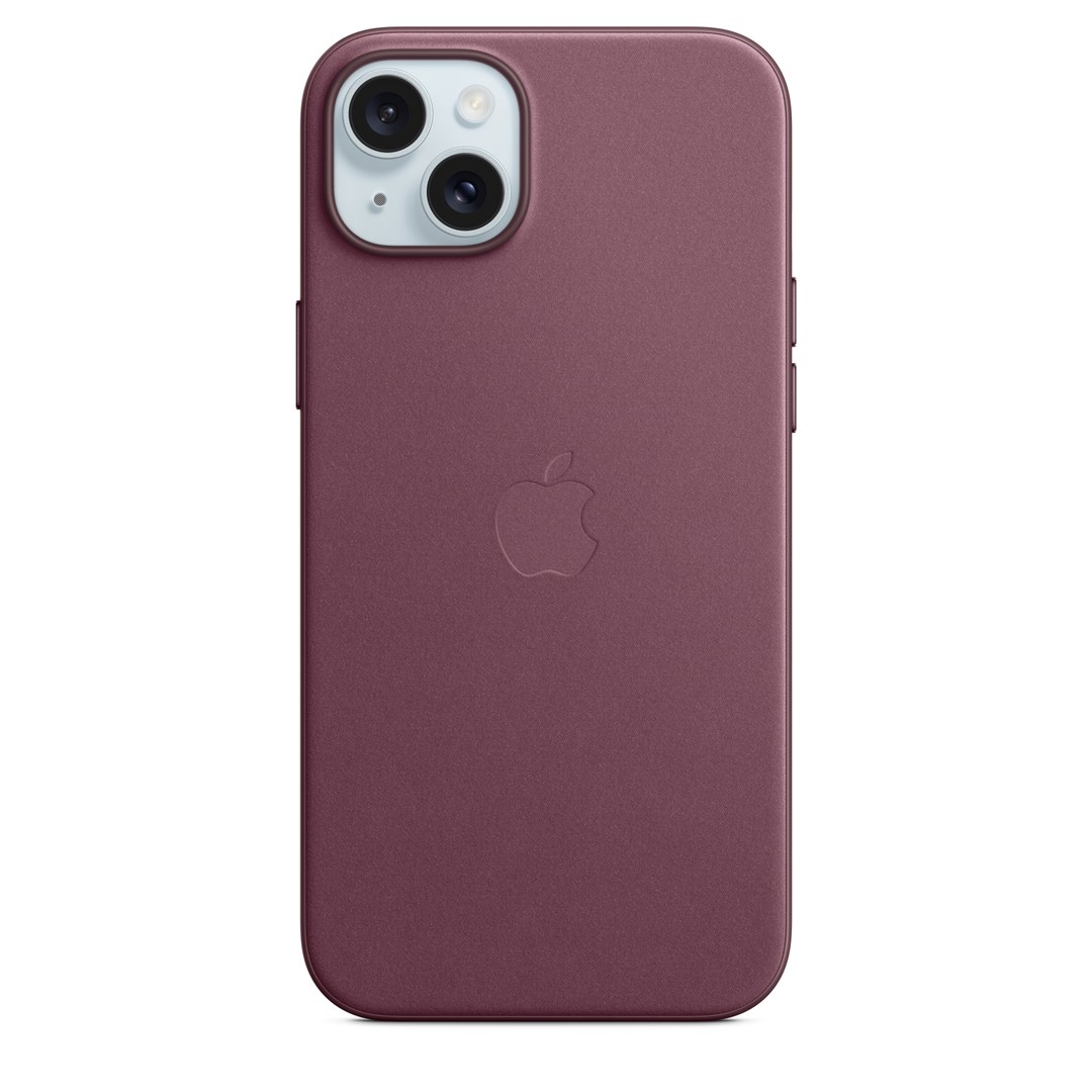 Apple iPhone 15 Plus FineWoven Case with MagSafe - Mulberry Apple iPhone 15 Plus FineWoven Case with MagSafe - Mulberry