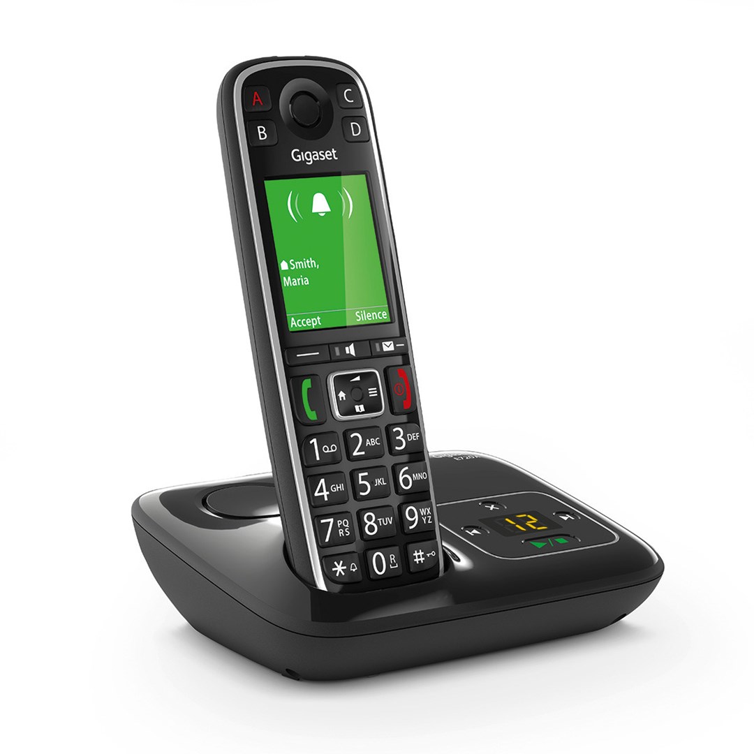 Gigaset E720A Analog/DECT telephone Caller ID Black Gigaset E720A Analog/DECT telephone Caller ID Black