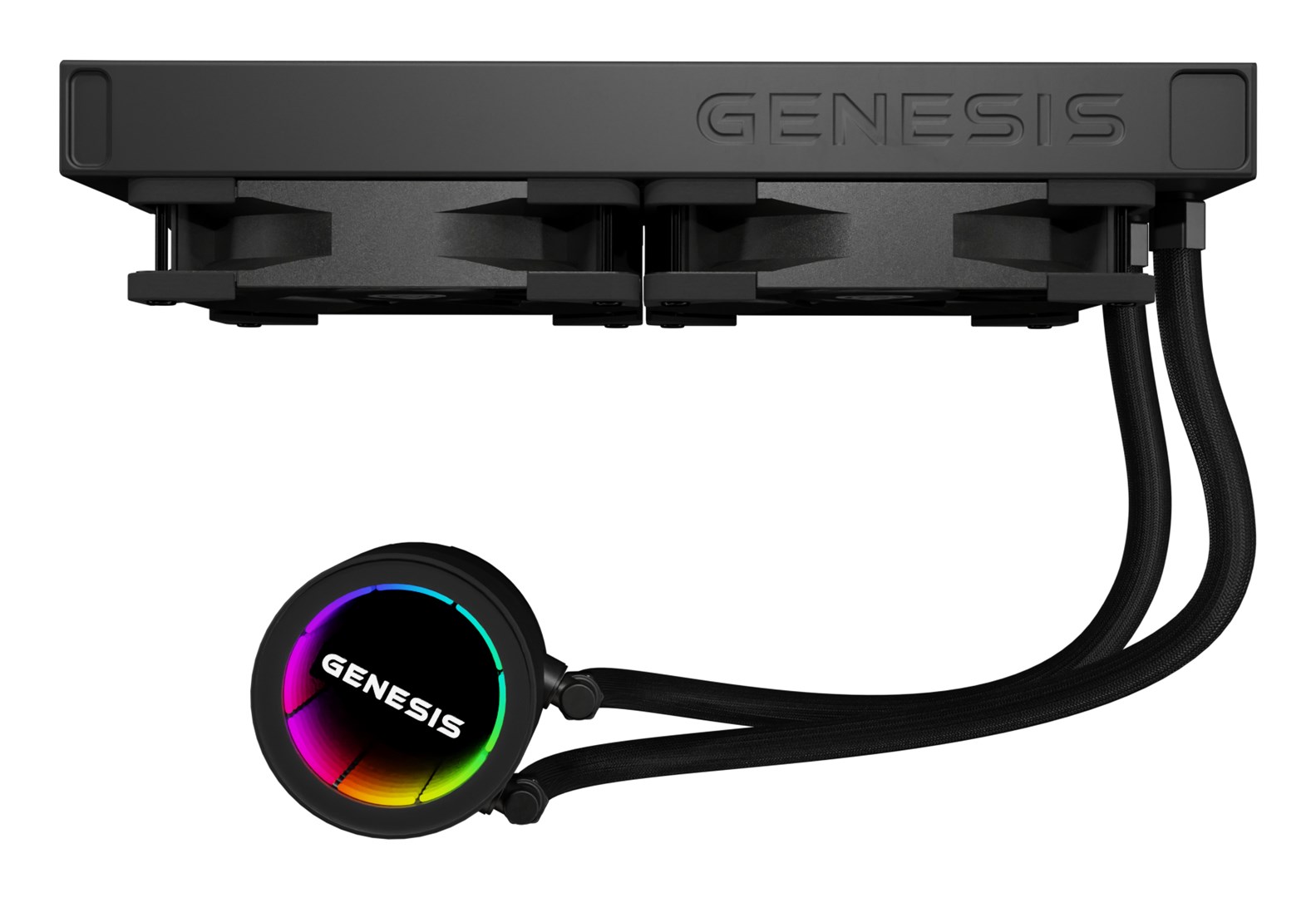 GENESIS NLG-2318 computer cooling system Computer case Liquid cooling kit Black GENESIS NLG-2318 computer cooling system Computer case Liquid cooling kit Black