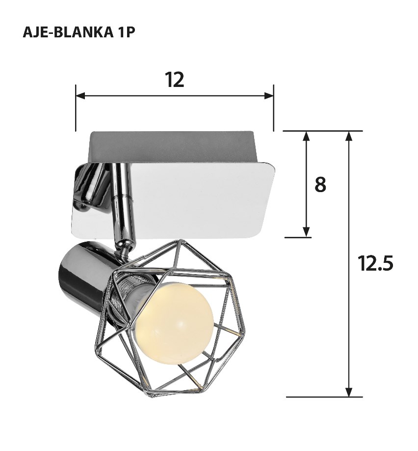 Activejet AJE-BLANKA 1P spot lamp Activejet AJE-BLANKA 1P spot lamp