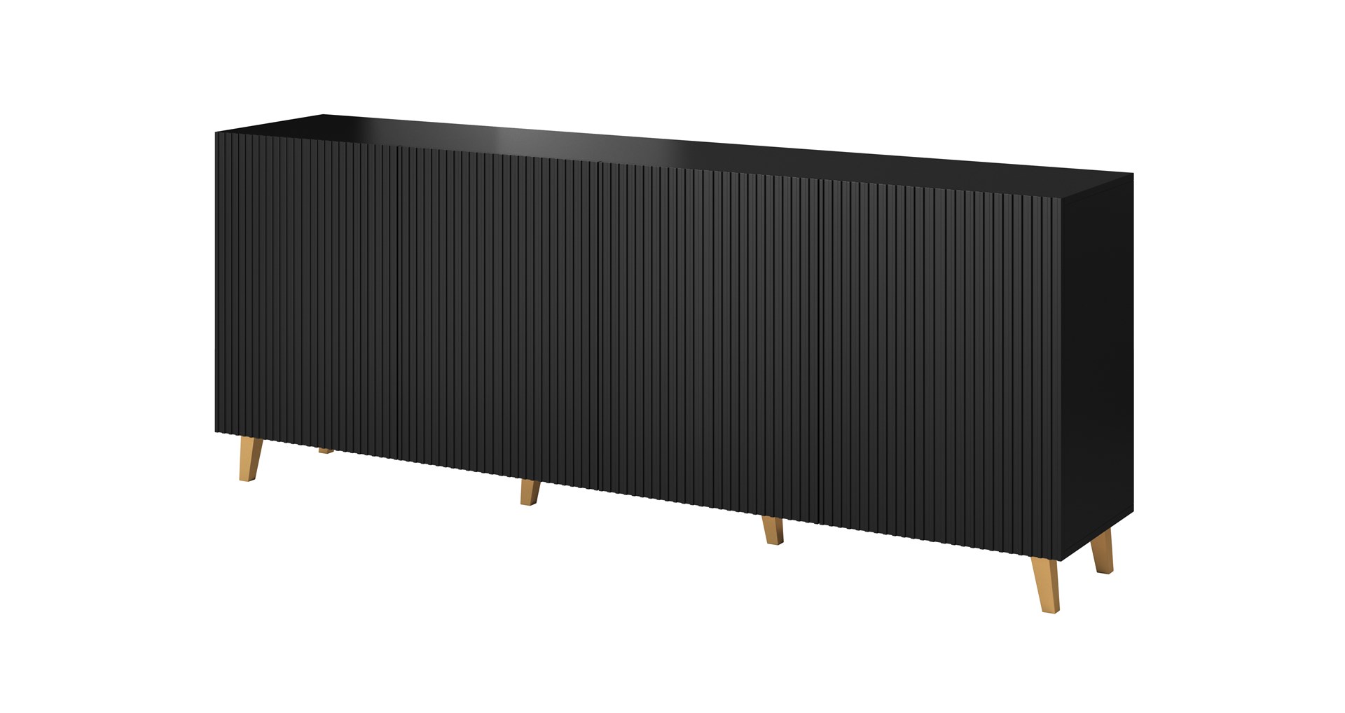 Cama Commode PAFOS 200x42x82 Black matt Cama Commode PAFOS 200x42x82 Black matt