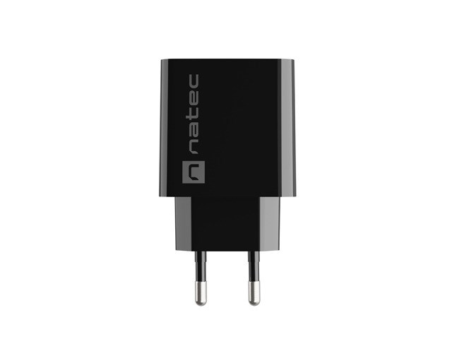 NATEC MAINS CHARGER RIBERA USB-A 18W BLACK NATEC MAINS CHARGER RIBERA USB-A 18W BLACK