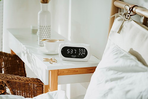 Alarm clock ADLER AD 1186 white Alarm clock ADLER AD 1186 white