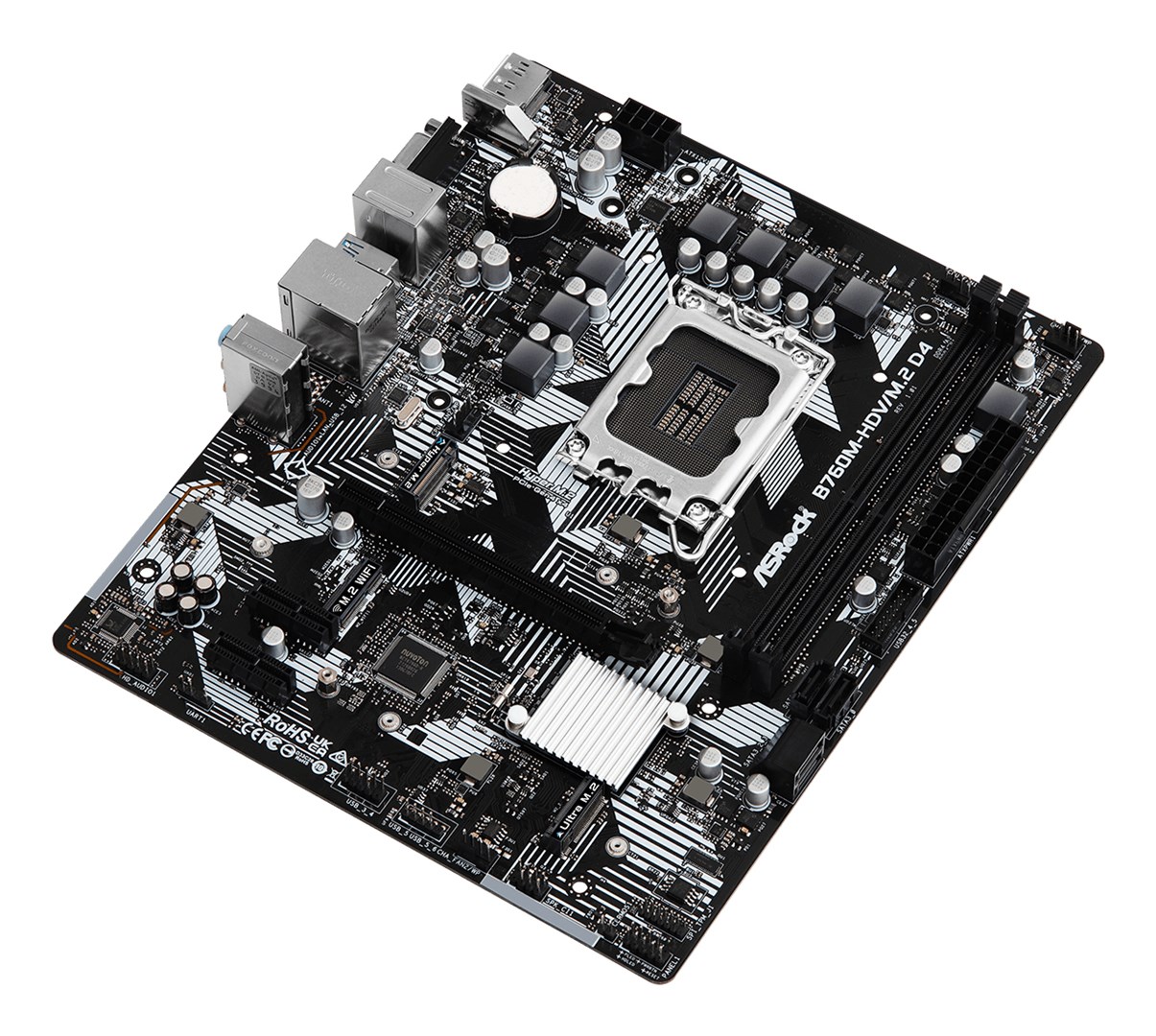 Asrock B760M-HDV/M.2 D4 Intel B760 LGA 1700 micro ATX Asrock B760M-HDV/M.2 D4 Intel B760 LGA 1700 micro ATX