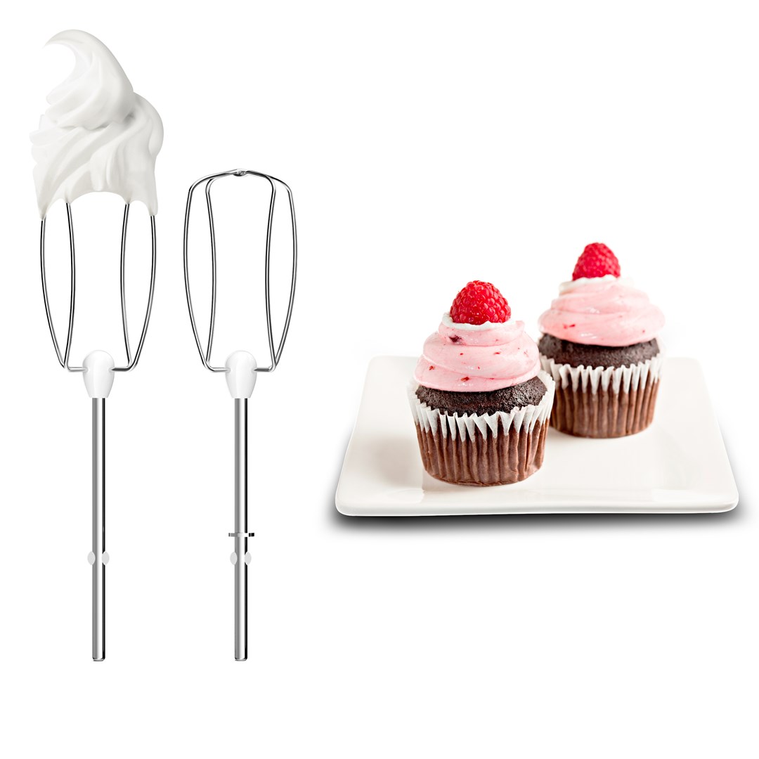 Tefal Prep'Mix+ HT4611 Hand mixer 500 W White Tefal Prep'Mix+ HT4611 Hand mixer 500 W White