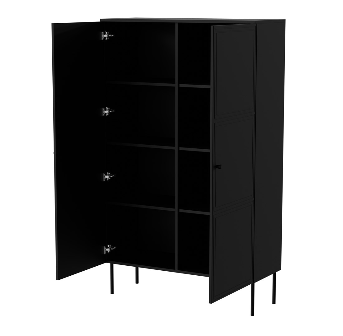 Cama Display case PALAZZO BIS 100x39x166 matte black Cama Display case PALAZZO BIS 100x39x166 matte black