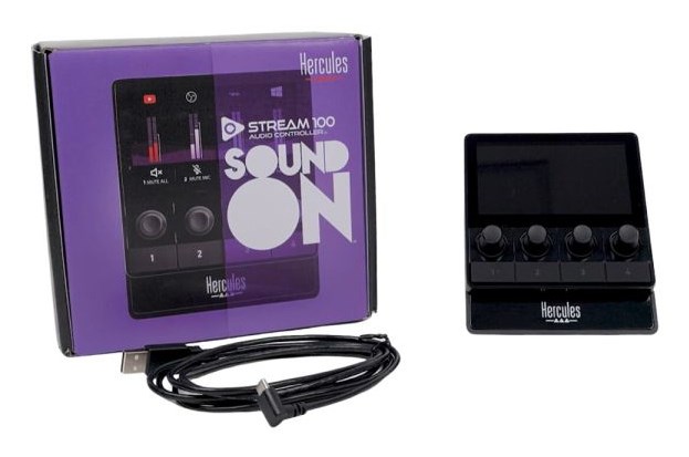 Hercules Stream 100 Black 4 buttons Hercules Stream 100 Black 4 buttons
