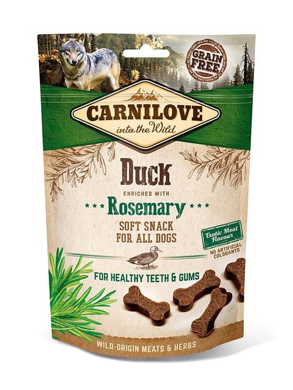 CARNILOVE Soft Duck+Rosemary dog treat - 200 g CARNILOVE Soft Duck+Rosemary dog treat - 200 g