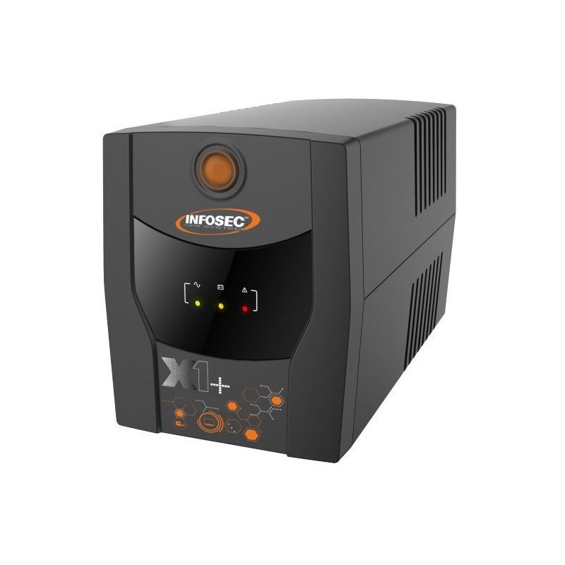 Infosec INF_661147 Backup Power Supply UPS X1+ 1300 IEC, 1300VA, 720W, 6× C13 Infosec INF_661147 Backup Power Supply UPS X1+ 1300 IEC, 1300VA, 720W, 6× C13