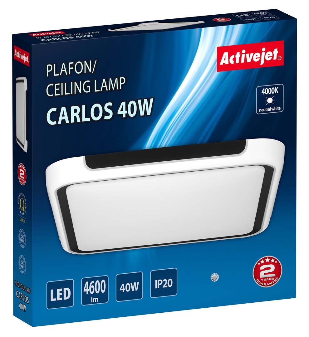 Activejet LED ceiling light AJE-CARLOS 40W Activejet LED ceiling light AJE-CARLOS 40W