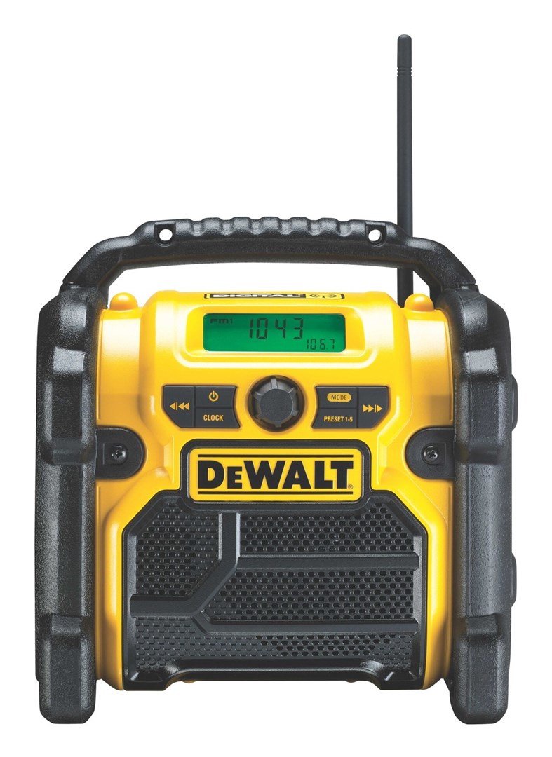 DeWALT DCR020-QW radio Portable Digital Black, Yellow DeWALT DCR020-QW radio Portable Digital Black, Yellow