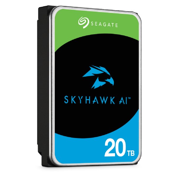 Seagate SkyHawk AI internal hard drive 20 TB 7200 RPM 512 MB 3.5" Serial ATA III Seagate SkyHawk AI internal hard drive 20 TB 7200 RPM 512 MB 3.5" Serial ATA III