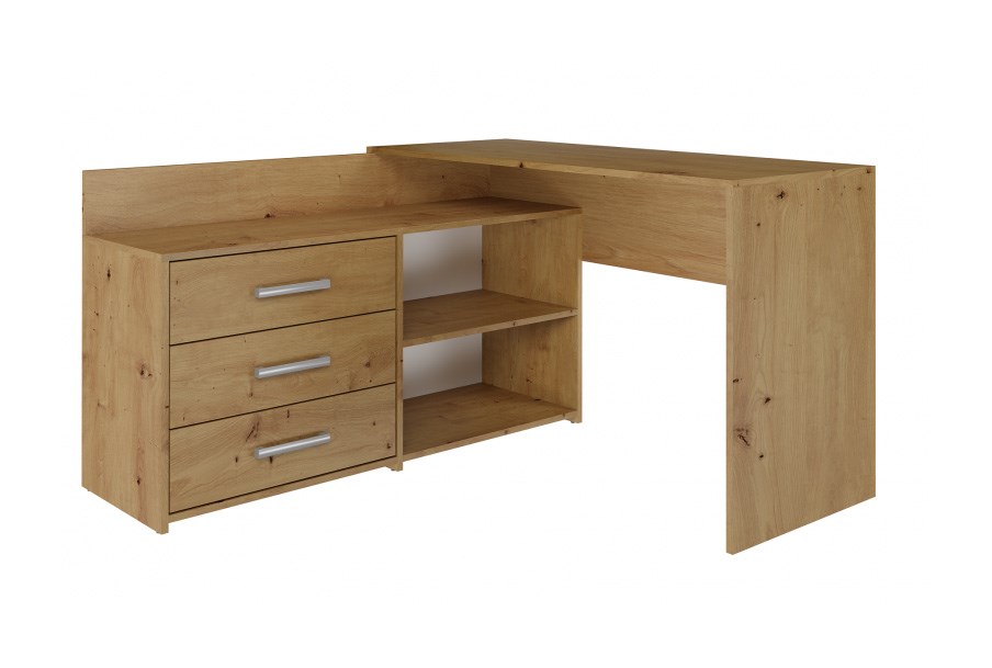 Topeshop DANY ARTISAN KPL computer desk Oak colour Topeshop DANY ARTISAN KPL computer desk Oak colour