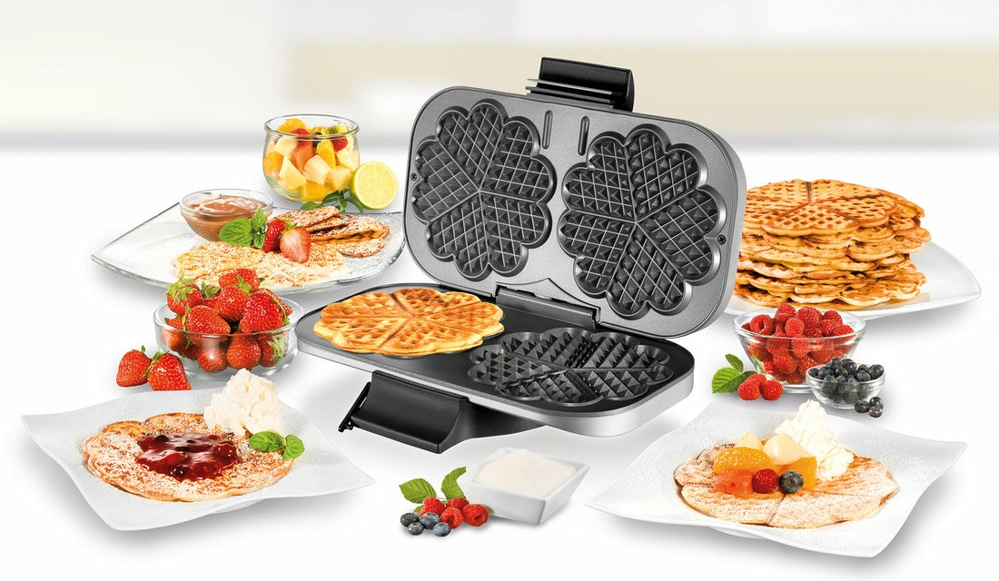 Unold 48241 waffle iron 2 waffle(s) 1300 W Black, Silver Unold 48241 waffle iron 2 waffle(s) 1300 W Black, Silver