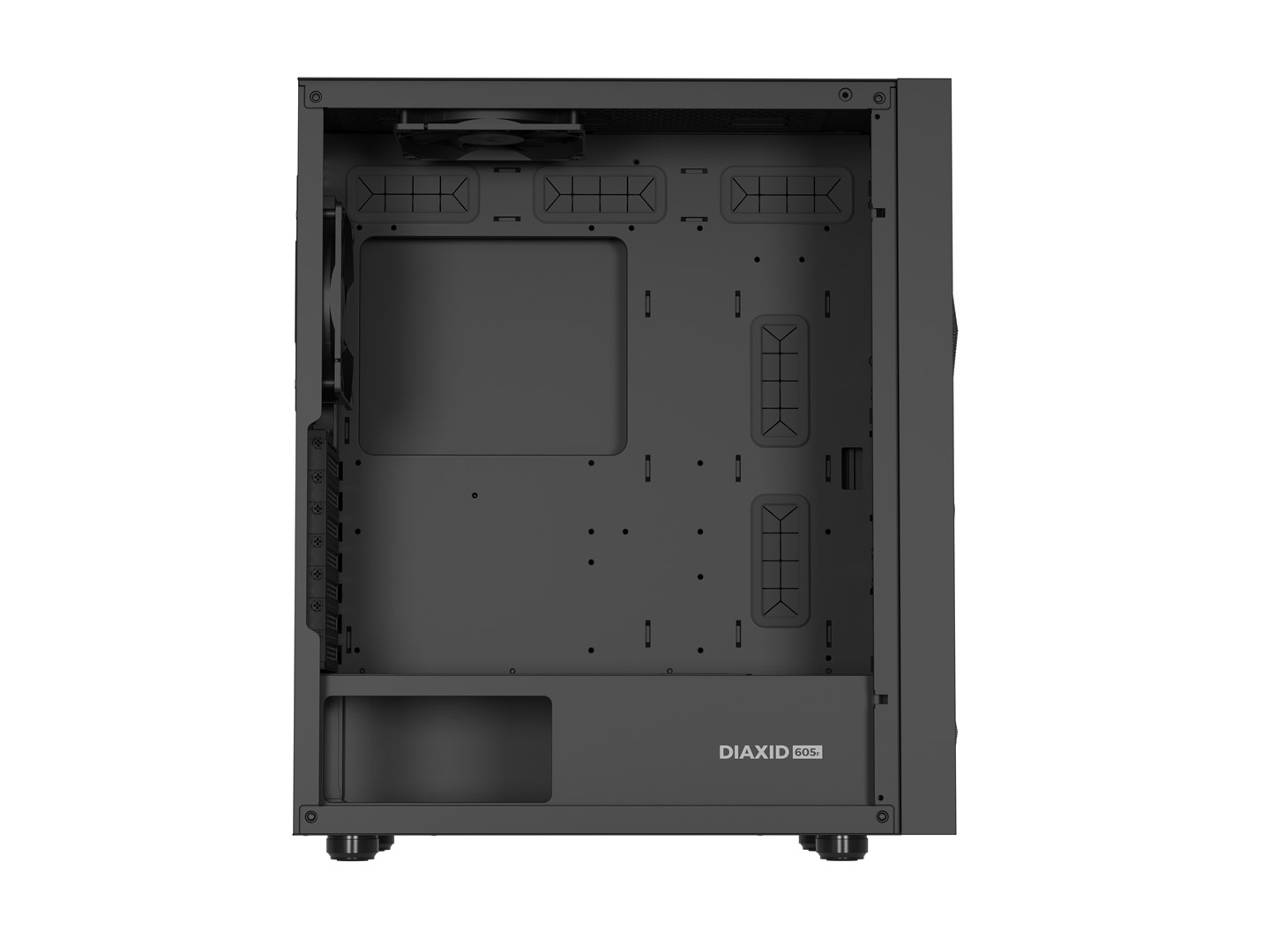 GENESIS DIAXID 605F MIDI TOWER CASE WITH USB-C WINDOW BLACK GENESIS DIAXID 605F MIDI TOWER CASE WITH USB-C WINDOW BLACK