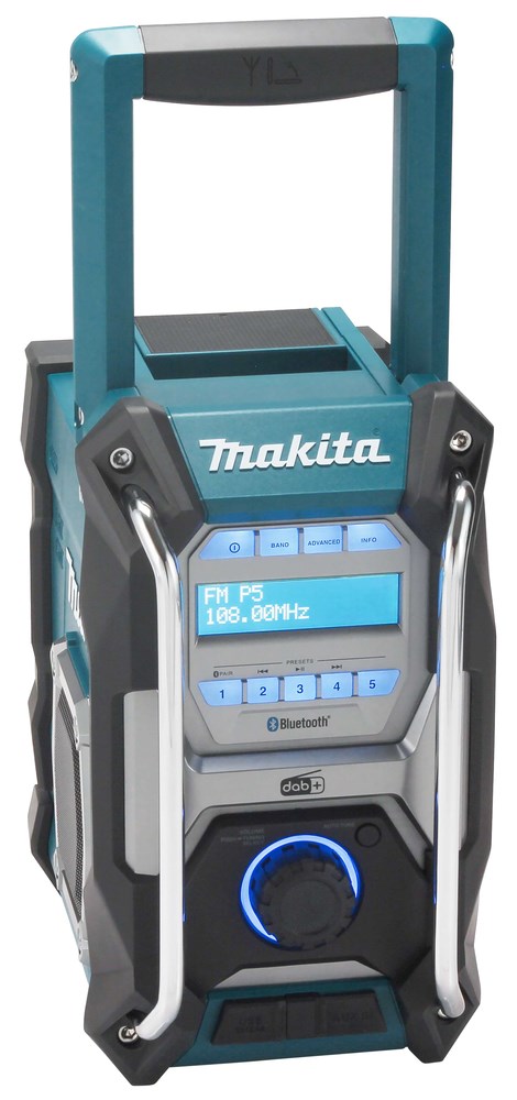 Makita MR004G radio Worksite Analog & digital Black, Green Makita MR004G radio Worksite Analog & digital Black, Green