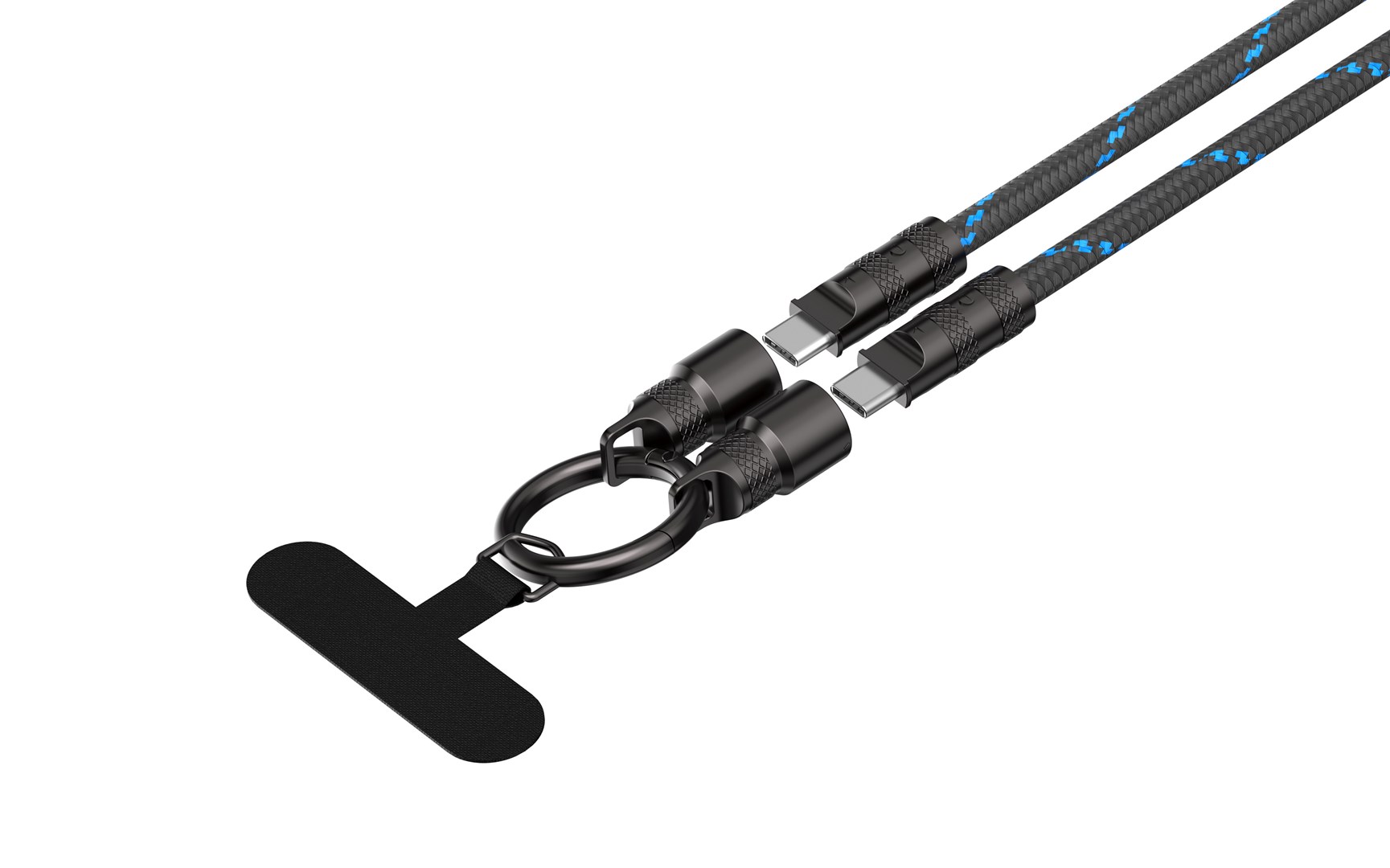 Havit CB6340 - charging cable, 1.2m (black/blue) Havit CB6340 - charging cable, 1.2m (black/blue)