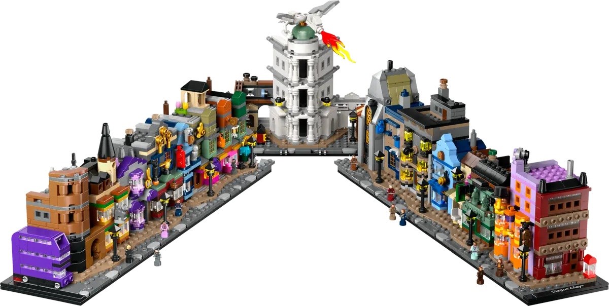 LEGO HARRY POTTER 76444 Diagon Alley Wizarding Shops LEGO HARRY POTTER 76444 Diagon Alley Wizarding Shops