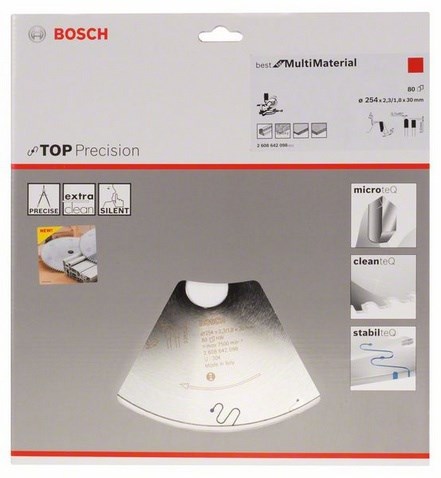 Bosch 2 608 642 098 circular saw blade 25.4 cm 1 pc(s) Bosch 2 608 642 098 circular saw blade 25.4 cm 1 pc(s)