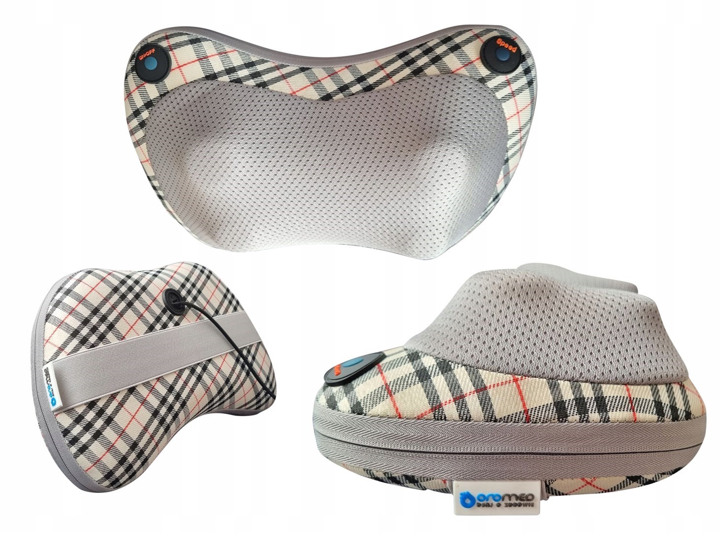 Oromed ORO-PILLOW massager Back, Belly, Belt, HIPS, Legs, Neck, Shoulders Beige, Black Oromed ORO-PILLOW massager Back, Belly, Belt, HIPS, Legs, Neck, Shoulders Beige, Black