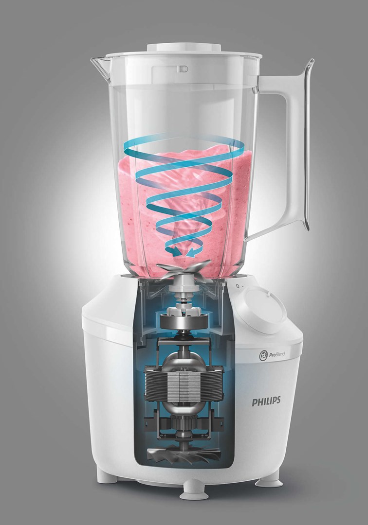 Philips 3000 series HR2041/00 blender 1.9 L Tabletop blender 450 W White Philips 3000 series HR2041/00 blender 1.9 L Tabletop blender 450 W White