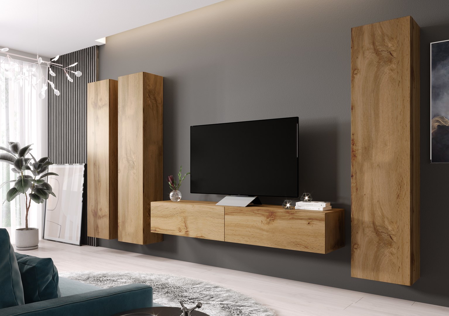 Cama Full cabinet VIGO '180' 180/40/30 wotan oak Cama Full cabinet VIGO '180' 180/40/30 wotan oak