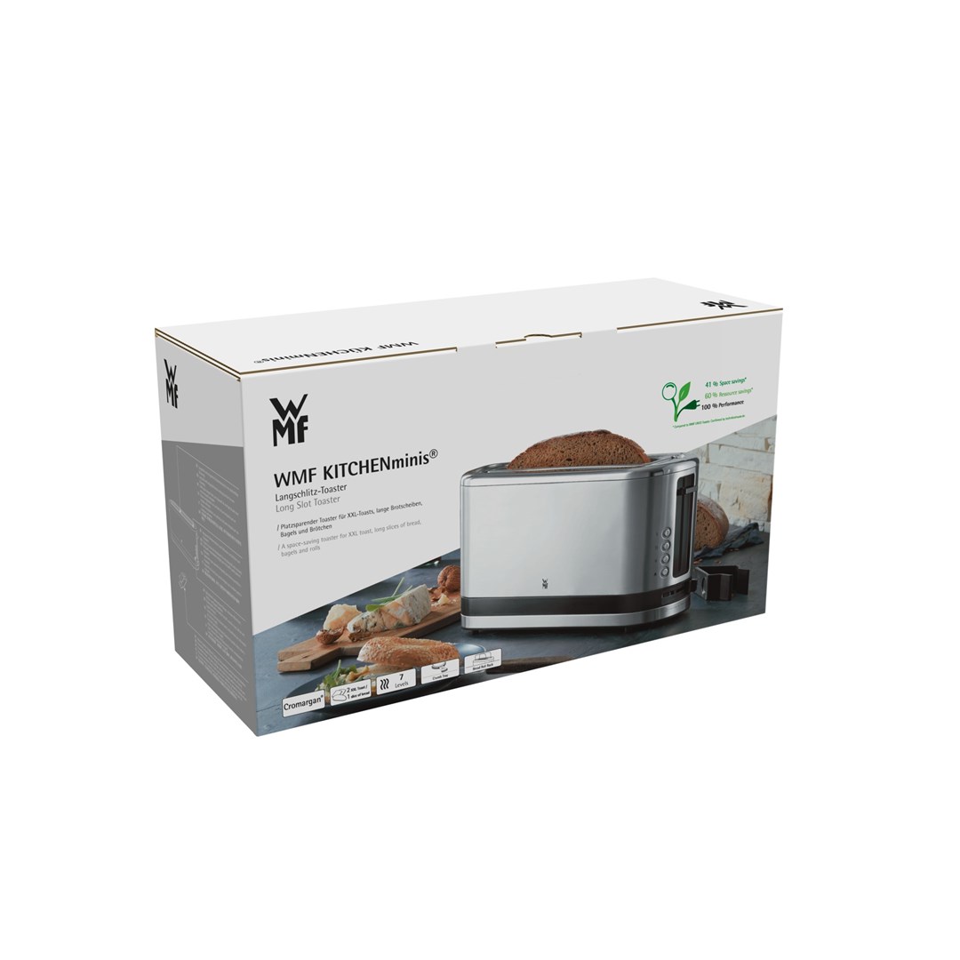 WMF 0414120011 7 2 slice(s) 900 W Stainless steel WMF 0414120011 7 2 slice(s) 900 W Stainless steel