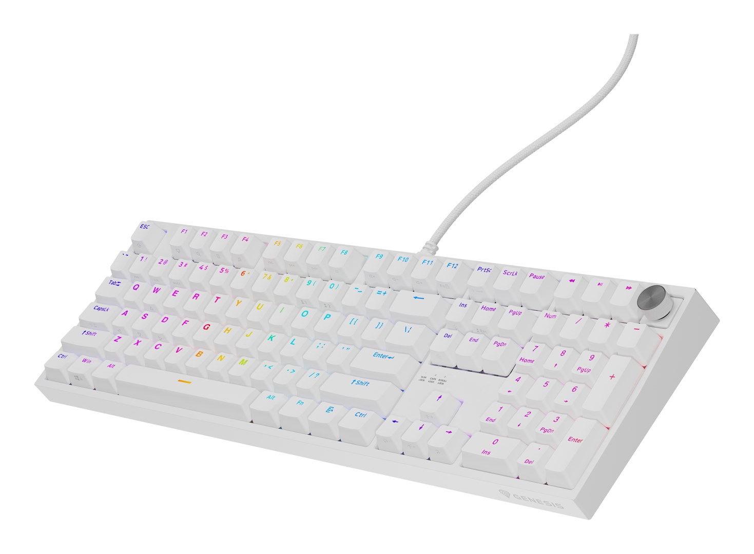GENESIS NKG-2300 keyboard Universal USB QWERTY English White GENESIS NKG-2300 keyboard Universal USB QWERTY English White